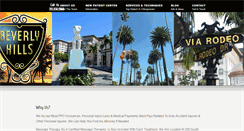 Desktop Screenshot of chiropractor90210.com